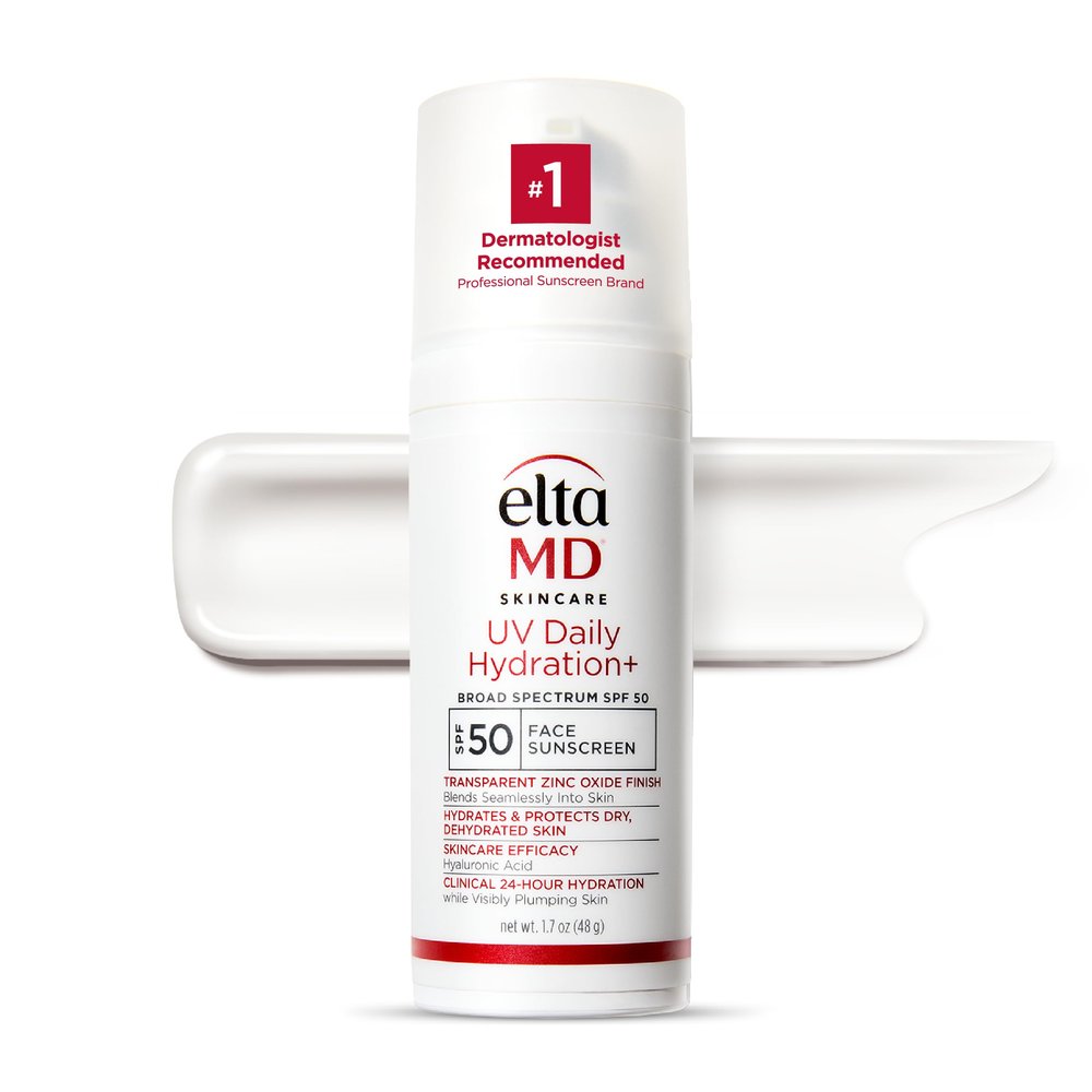 EltaMD UV Daily Hydration+ SPF 50, Dermatologist Trusted Lightweight Hybrid Sunscreen Providing Advanced Sun Protection and Corrective Skin Hydration.