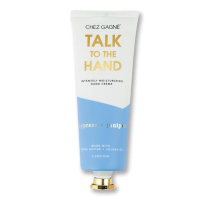 Chez Gagn Intensely Moisturizing Vegan Hand Cream  Jojoba Oil & Cocoa Butter, Non-Greasy, Fast-Absorbing, Anti-Aging Hand Crme, Made in USA, Paraben-Free (3.4oz, Cypress + Juniper)