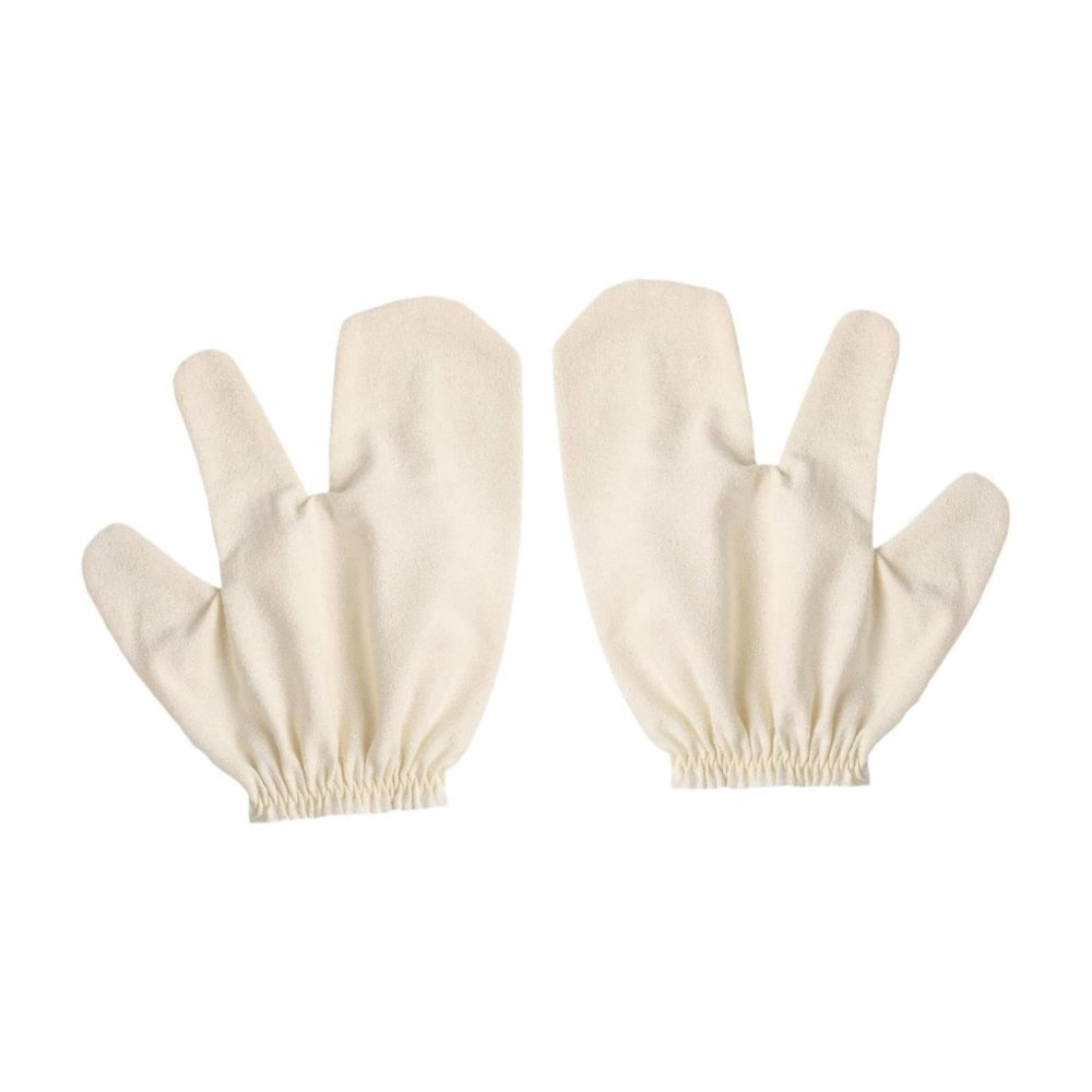 Bath Scrubbing Glove Massage Gloves Soft Bathing Accessories Shower Towel Sturdy Body Scrubber Towel Bath Glove for Household- Double