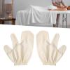 Bath Scrubbing Glove Massage Gloves Soft Bathing Accessories Shower Towel Sturdy Body Scrubber Towel Bath Glove for Household- Double view 3