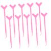 Baluue 10Pcs Lash Perm Brush Comb Eyelash Lift Tool for Home Salon Use Reusable Washable Separator with Pointed Head for Longer Thicker Natural Lashes view 1