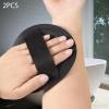 2X Exfoliating Gloves Reusable Body Scrubber Smooth Skin Washer Bath Shower Tool for Women Men Legs- Coarse With Band view 2
