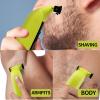2025Beard & Body Hair Trimmer for Men [All-in-One] USB-C Fast Charging, Adjustable Comb,Groin & Ball Hair Painless Electric Shaver, Travel Razors, Dry Cordless Foil Shavers,Low Noise view 2