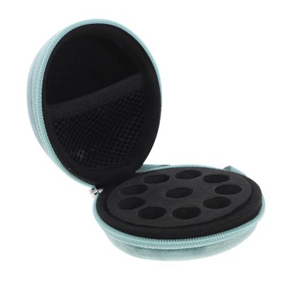 Beaupretty Portable Slot Velvet Essential Oil Carrying Case Compact Travel Storage Pouch for Bottles Lightweight Organizer Bag for Aromatherapy Oils Travelers