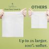 Disposable Face Towels XL for Acne-Prone & Sensitive Skin  Ultra Soft Biodegradable Viscose Single-Use Facial Towels for Daily Skincare Hygiene & Makeup Removal  SoftBloom (50 Count) view 3