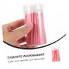 Baluue 100pcs Disposable Lipstick Brush Pink Plastic Lip Gloss Applicators Makeup Beauty Tools for Travel Professional Home Use Easy to Carry and Clean view 3