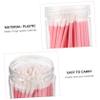 Healifty 100pcs Disposable Lip Gloss Applicator Brushes Precise Makeup Tool for Smooth Lipstick Application Pink Makeup Supplies for Home Professional Use view 3
