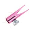 Ipetboom Portable Manual Metal Eyebrow Pencil Sharpener with Dual U Shaped Slots Tip Thickness Design for Students and Makeup Use view 2