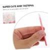 PartyKindom 100pcs Disposable Lipstick Brushes for Makeup Application Plastic Lip Gloss Applicators in Pink Safe Material Cosmetic Tool for Home and Professional Use view 2