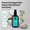 JHP Moroccan Argan Serum for Frizzy Dry Damaged Hair (Softening Natural Oils Care)  lightweight hair treatment that helps smooth rough or coarse strands, including dry curly hair view 2