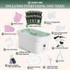BUMPLYBEE 7000ml Paraffin Wax Machine for Hand and Feet-White Hand Wax Paraffin Machine for Hands with 10pcs Aloe Vera Paraffin Bath Refills,Ideal Gifts for Women view 2