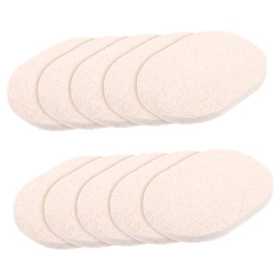 ETHZZLE 10Pcs Reusable Facial Sponges for Gentle Exfoliating and Makeup Removal Skin Friendly High Absorption Face Cleaners Portable Soft Sponges for Daily Face Washing and Deep Cleansing