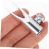 FOMIYES Manual Eyebrow Pencil Sharpener with Dual Metal Blades Tip Thickness Body for Students Office Home Use view 3