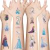 10 Sheets Frozen Temporary Tattoos for Kids, Disney Princess Birthday Party Favors, Cute Cartoon Decoration Sticker Gifts for Teen Girl Boys Home Activity Class Prizes Carnival Christmas Rewards view 1