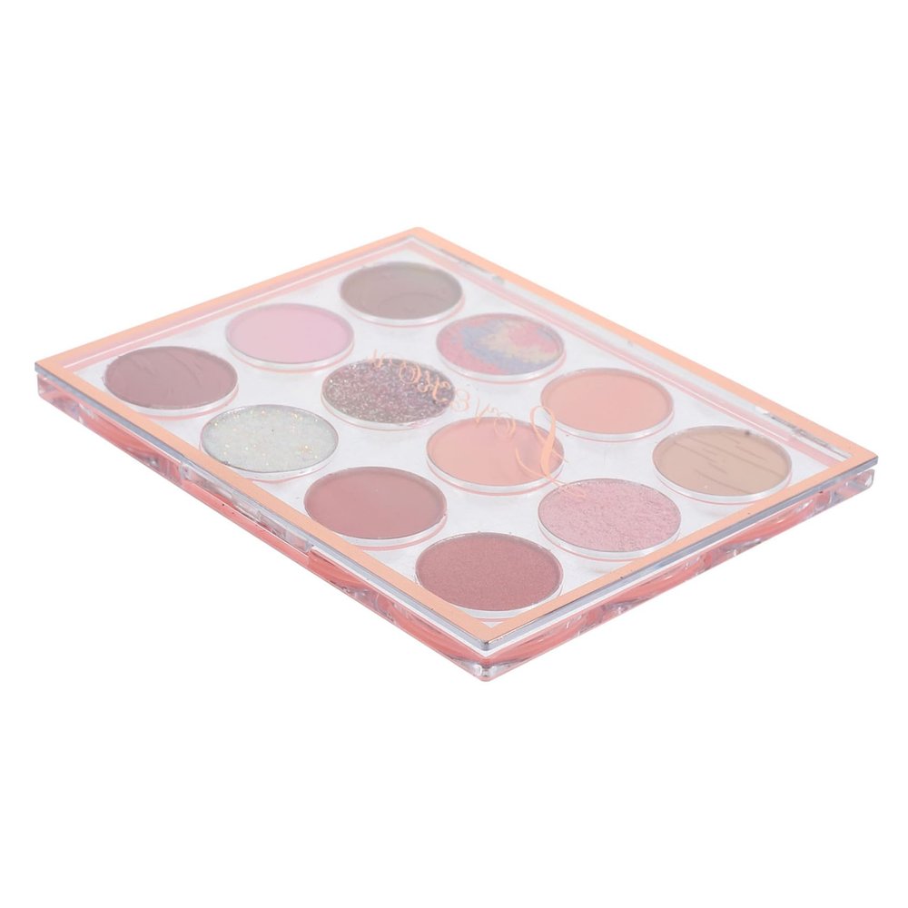 Beaupretty Color Matte Shimmer Eyeshadow Palette for Women Versatile Eye Shadow Plate with Gradient and Glitter Finishes for Party Bar Nightclub Makeup and Gift