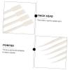 Baluue 100pcs Eyelash Lift Stick Kit with Pointed and Flat Ends Lightweight Lash Lifter Tools for Eyelash Perming and Extension Grafting for Professional and Salon Use view 4