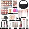34 Pcs All in One Makeup Kit for Women Full Kit, Makeup Sets Includes Eyeshadow Palette Contour Stick Eyebrow Soap Cosmetic Brush Set Makeup Gift Set for Women Teen (A203) view 2