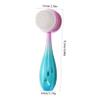 3D Manual Facial Cleansing Brush Soft Silicone Bristles Exfoliating Face Scrubber for Women Dual-Sided Design for Deep Cleaning and Massaging view 2