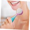 3D Manual Facial Cleansing Brush Soft Silicone Bristles Exfoliating Face Scrubber for Women Dual-Sided Design for Deep Cleaning and Massaging view 4