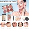 37 Pcs All in One Makeup Kit for Women Full Kit, Makeup Gift Set for Beginners Teenager, Multipurpose Makeup Set Includes Eyeshadow Palette Contour Stick Cosmetic Brush (A204) view 3
