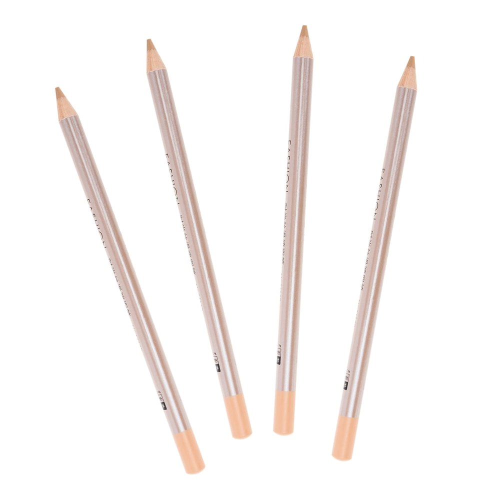 Healifty 4pcs Spot Concealer Pencils for Scar and Blemish Coverage Lightweight Concealer Pens with Natural Finish Portable Cosmetic Makeup Sticks for Daily Use and Travel