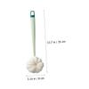 Baluue Double Side Bathing Body Brush with Long Handle Soft Bristle Back Scrubber for Deep Skin Cleansing and Massage Suitable for Men and Women Shower Use view 2