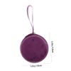 Baluue Slot Velvet Essential Oil Carrying Case with Frame Round Travel Organizer Bag for Bottles Portable Perfume Holder for Aromatherapy Storage and Gift Giving view 2