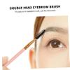 VICASKY 6Pcs Double Ended Eyebrow and Eyelash Brush with Angled Brow and Spoolie Brushes for Precise Eye Makeup Application Versatile Multi Use Tools for Beginners and Professionals Pink view 4
