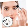 Beaupretty 6Pcs Dual Ended Eyebrow Brush and Eyelash Sponge Applicators with Handles for Precise Brow Stamping and Mascara Application Makeup Tools in White and Black view 3