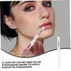 FRCOLOR 4Pcs Silicone Lip Mask Brushes with Dustproof Cover Transparent Handle Lipstick Applicators for Women Soft Skin Friendly Eyeshadow and Concealer Makeup Pens view 4