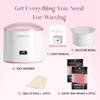CHARMKEY Hair Removal Waxing Kit for Women, Digital Display Wax Warmer for Face, Eyebrow, Bikini, Body, Wax Machine with 200g Hard Wax Beads, Waxing Heater with 16.9oz Silicone Bowl at Home view 3