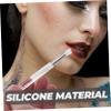 SHERCHPRY 4Pcs Silicone Lip Brush with Dustproof Covers for Precise Lipstick and Eyeshadow Application Multi Use Cosmetic Applicators for Women and Makeup Enthusiasts view 4