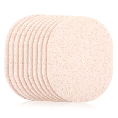 VICASKY 10Pcs Multi Function Facial Sponges for Gentle Exfoliation and Makeup Removal Portable Soft Facial Cleansing Pads for Home Use Convenient Handheld Face Scrubbers with Supple High