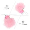 Baluue 2Pcs Unicorn Bath Mesh Shower Balls for Exfoliating Body Scrubber Poufs with Soft Massage Texture Skin Friendly Loofahs for Gentle Deep Cleaning and Skin view 2