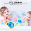 Baluue 2Pcs Unicorn Bath Mesh Shower Balls for Exfoliating Body Scrubber Poufs with Soft Massage Texture Skin Friendly Loofahs for Gentle Deep Cleaning and Skin view 4