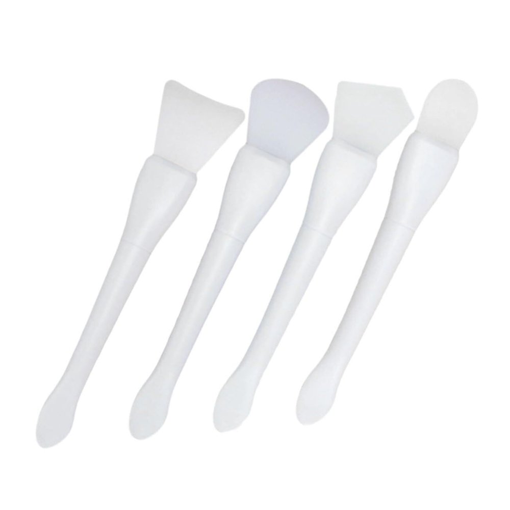 4pcs Facial Mask Brush Silicone Beauty Tools Dual Head Mask Applicator for Face Skin Care
