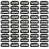 50Pcs Wig Clips 32mm Extension Clips Black Snap Clip For hair Extensions 6 Teeth Hairpieces Snap Clip Wig Accessories Set Tools view 1