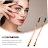 Wakauto 6Pcs Dual Ended Eyebrow and Lash Curling Brush and Makeup Tools with Soft Artificial Portable Pink Eyebrow Brush Spoolie for Precise Grooming and Styling view 4