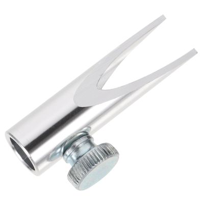 FRCOLOR Portable Cosmetic Pencil Sharpener with Dual U Shaped Slots Lightweight Handheld Lip Liner and Eyebrow Sharpener for Makeup Pencils Silver Metal and Design