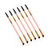 Didiseaon 6Pcs Double Ended Angled Eye Brow Brushes with Spoolie for Multi Functional Eyelash and Eyebrow Makeup Tools Handle Birthday Gift view 1