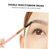 Didiseaon 6Pcs Double Ended Angled Eye Brow Brushes with Spoolie for Multi Functional Eyelash and Eyebrow Makeup Tools Handle Birthday Gift view 4