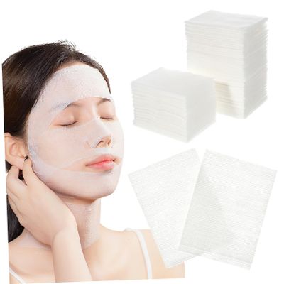ETHZZLE 2 Packs Stretchable Cotton Face Pads Soft Makeup Remover Pads for Toner Wet Compress Gentle Cotton Rounds for Facial Skincare and Travel Use