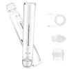 Bikini Trimmer for Women,Dual Head Shaver, IPX7 Waterproof, Compact Travel Design Electric Bikini Shaver for Public Hair, Facial and Body(White) view 1