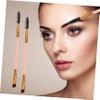 FOMIYES 6Pcs Dual Ended Eyebrow and Eyelash Brush Angled Eye Brow Makeup Tools with Spoolie for Precise Grooming and Lash Separation Portable Pink Brushes for Everyday Use view 3