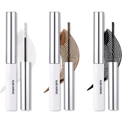 BINGBRUSH 3PCS Colored Mascara for Eyelashes, Voluminous Colorful Mascara, White Brown Black-Lengthening, Defining, Curling, Multiplying Formula