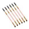 Healifty 6Pcs Double Ended Eyebrow Brush with Spoolie Multifunctional Brow and Eyelash Makeup Tools Soft Elastic Bristles for Precise Application Suitable for Beginners and Professionals view 1