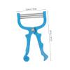 Beaupretty 3Pcs Manual Facial Hair Remover Blue Threading Epilator for Women Non Slip Face Hair Removal Tool Easy to Operate Portable for Travel and Daily Facial Care view 2