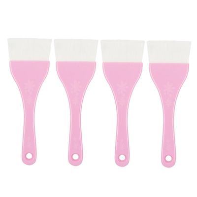 4pcs Facial Mask Applicator Brushes for Gel and Masks Soft and Washable Beauty Tools for Skin Care Convenient and Portable