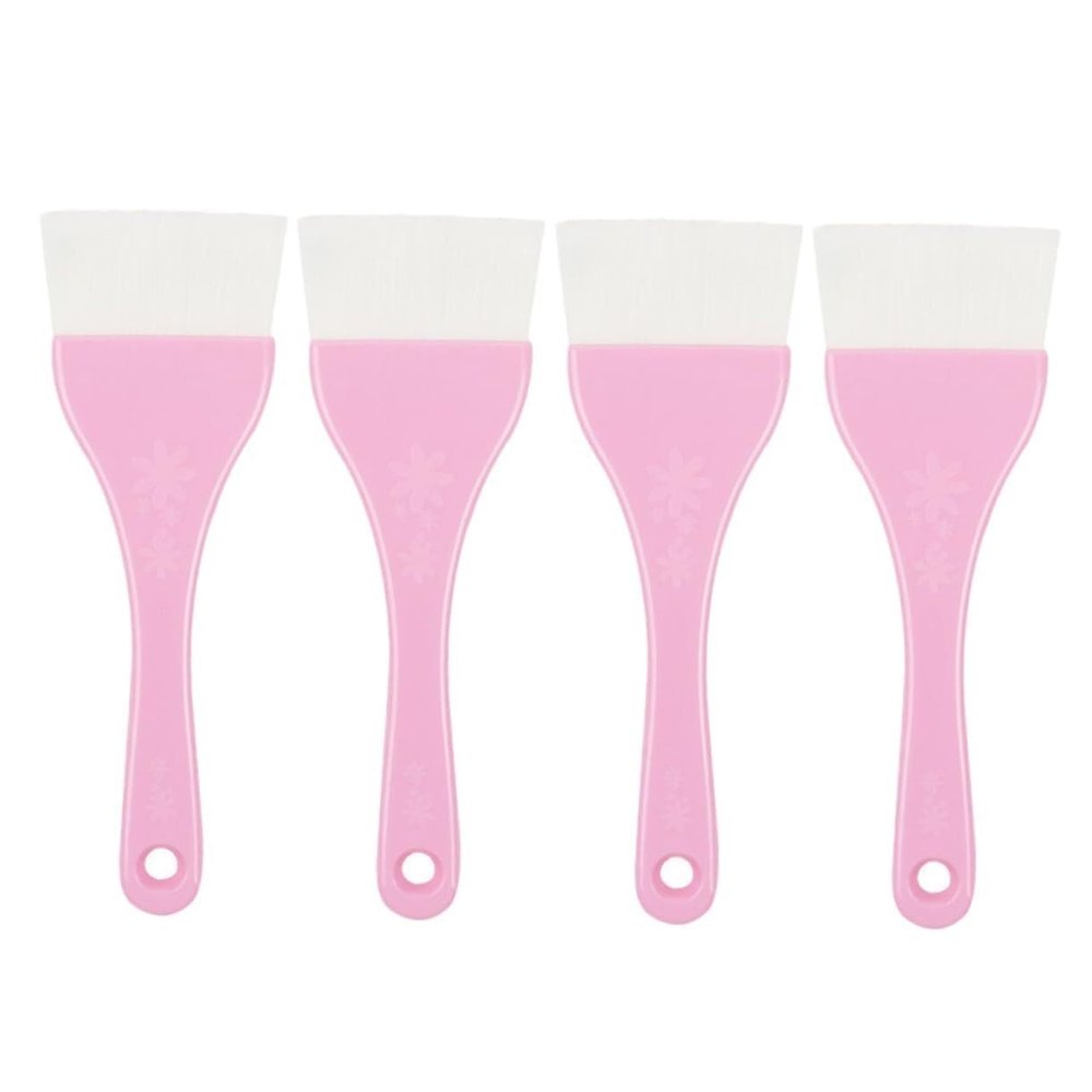 4pcs Facial Mask Applicator Brushes for Gel and Masks Soft and Washable Beauty Tools for Skin Care Convenient and Portable