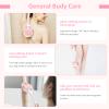 3PCS Extender Handle Set,17in Lengthen Detachable Long Handle Back Brush*1,Silicone Body Scrubber for Gentle Exfoliating and Massage Can Produce Rich Foam*2,Long Handle Back Scrubber for Men (White) view 3